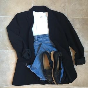 H&M Classic Black Blazer Size 4